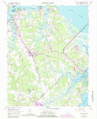 Benns Church 1965 topographic map preview