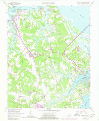 Benns Church 1965 topographic map preview