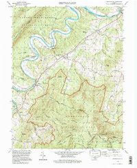 Bentonville 1994 topographic map thumbnail