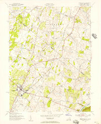 Berryville 1955 topographic map thumbnail