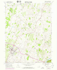 Berryville 1968 topographic map thumbnail