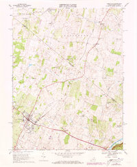 Berryville 1968 topographic map thumbnail