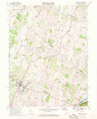 Berryville 1968 topographic map thumbnail