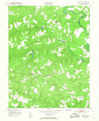 Beulahville 1951 topographic map thumbnail
