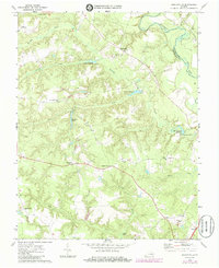 Beulahville 1968 topographic map thumbnail