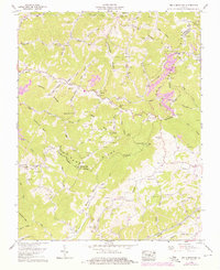 Big A Mountain 1958 topographic map thumbnail