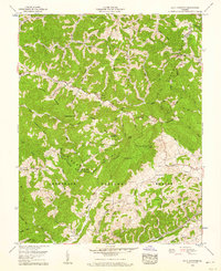 Big A Mountain 1958 topographic map thumbnail
