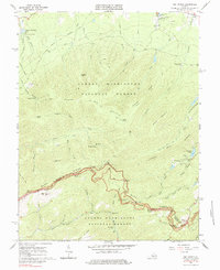 Big Levels 1965 topographic map thumbnail