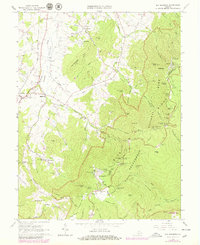 Big Meadows 1965 topographic map thumbnail