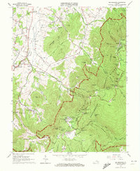 Big Meadows 1965 topographic map thumbnail