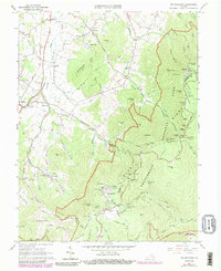 Big Meadows 1965 topographic map thumbnail