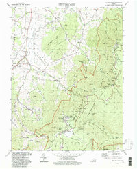 Big Meadows 1994 topographic map thumbnail