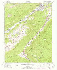Big Stone Gap 1957 topographic map thumbnail