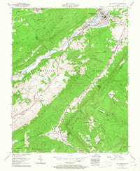 Big Stone Gap 1957 topographic map thumbnail