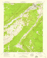 Big Stone Gap 1957 topographic map thumbnail