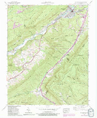 Big Stone Gap 1957 topographic map thumbnail