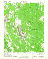 Blackstone East 1966 topographic map thumbnail