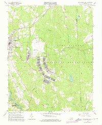 Blackstone East 1966 topographic map thumbnail