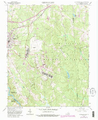 Blackstone East 1966 topographic map thumbnail