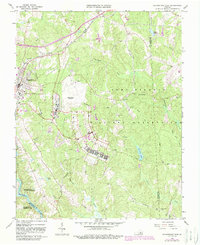 Blackstone East 1966 topographic map thumbnail