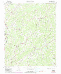 Blairs 1964 topographic map preview