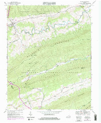Bland 1968 topographic map thumbnail