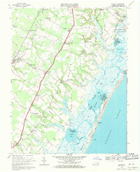 Bloxom 1968 topographic map thumbnail