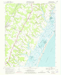 Bloxom 1968 topographic map thumbnail