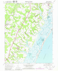 Bloxom 1968 topographic map thumbnail