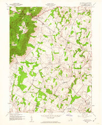 Bluemont 1943 topographic map thumbnail
