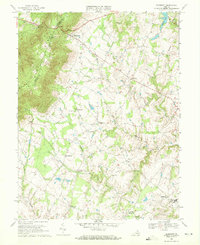 Bluemont 1970 topographic map thumbnail