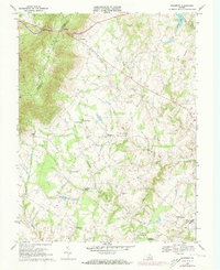 Bluemont 1970 topographic map thumbnail