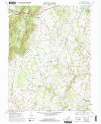 Bluemont 1970 topographic map thumbnail