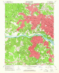 Bon Air 1964 topographic map thumbnail