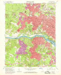 Bon Air 1964 topographic map thumbnail
