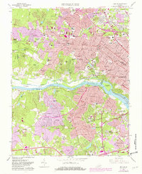Bon Air 1964 topographic map thumbnail