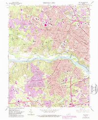 Bon Air 1964 topographic map thumbnail