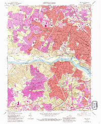 Bon Air 1964 topographic map thumbnail