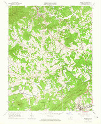 Boones Mill 1963 topographic map thumbnail