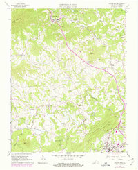 Boones Mill 1963 topographic map thumbnail