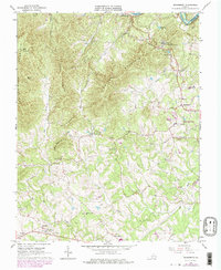 Boonsboro 1965 topographic map thumbnail