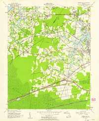 Bowers Hill 1955 topographic map thumbnail
