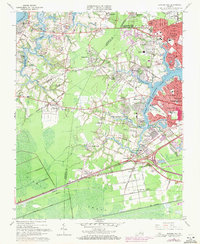 Bowers Hill 1965 topographic map thumbnail