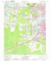 Bowers Hill 1965 topographic map thumbnail