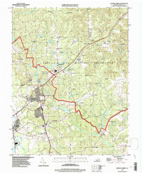 Bowling Green 1994 topographic map thumbnail