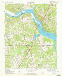 Bracey 1968 topographic map thumbnail
