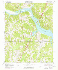 Bracey 1968 topographic map thumbnail