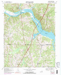 Bracey 1968 topographic map thumbnail