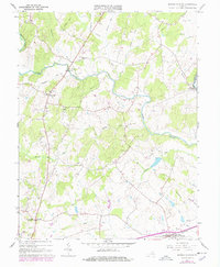 Brandy Station 1966 topographic map thumbnail