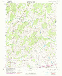 Brandy Station 1966 topographic map thumbnail